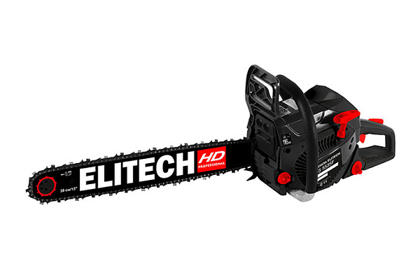 Бензопила ELITECH HD CS 5535F (54.5см3, 2,6кВт/3,5л.с. ш-38см, 0,325,1.5мм,64зв. 5,2кг) E1611.006.00