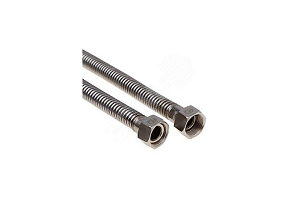 Подводка сильфонная для газа AQUALINK (1/2) Г/Г 150см (07011) (1/60)
