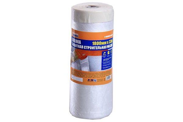 Пленка защитная с клейким слоем MASKO 4WALLS 1800мм.х33м (SDC013T) (1/30)