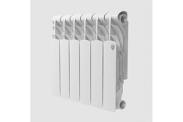 Радиатор Royal Thermo Revolution алюминий, белый (128вт, 350х80х12секц., 1,01кг)