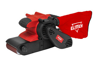 Шлифмашина ленточная ELITECH МШЛ 1210Э (1200Вт, 220-400м/мин, 100х610мм, 6,680кг) E2213.037.00