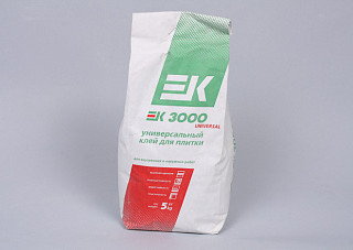 Клей для плитки ЕК 3000 (5,0кг)