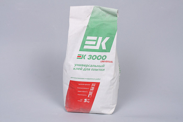 Клей для плитки ЕК 3000 (5,0кг)