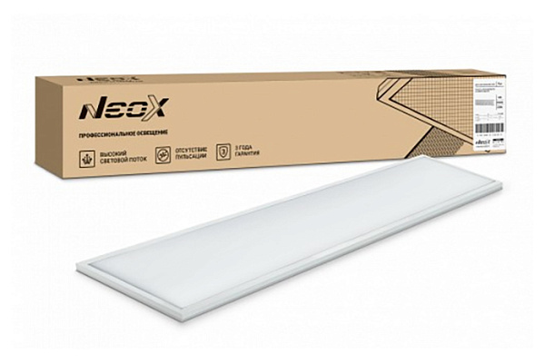 Панель светодиод NEOX ДВО-01 4565 45Вт ПРИЗМА 6500К 1195x180мм (991)