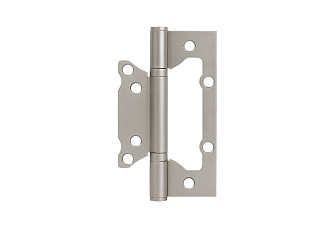 Петли универсальные ISPARUS 800-5" FHP жемчуг/матовый хром без колп. 125х74х2,6 компл. 2шт (5698) (1