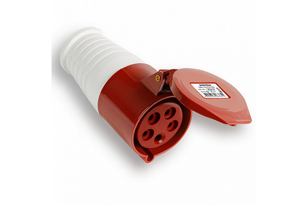 Розетка SMARTBUY 215 переносная 3Р+РЕ+N 16А 380В IP44 (SBE-16-PS5-380) (655)